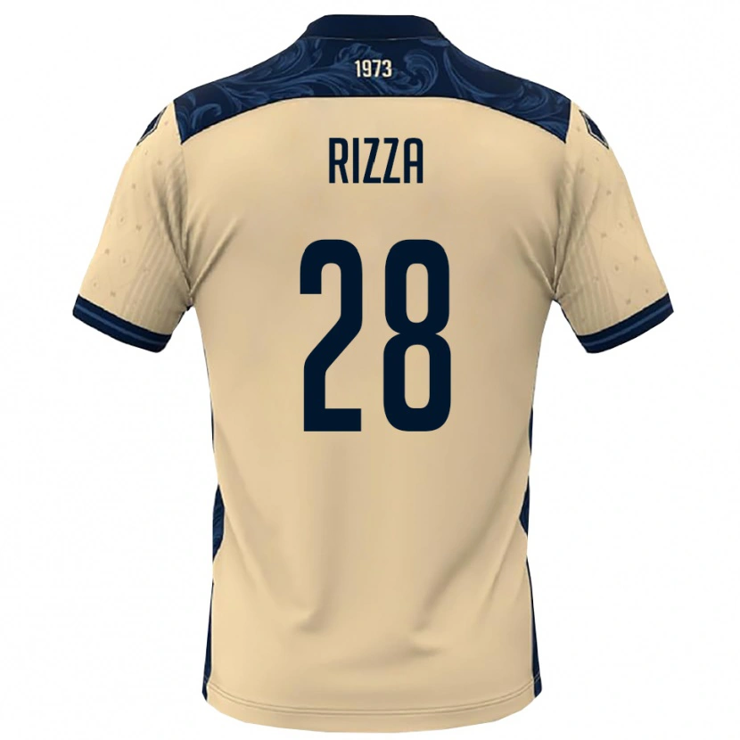Danxen Pánské Alessio Rizza #28 Bílá Tmavě Modrá Daleko Hráčské Dresy 2025/26 Dres