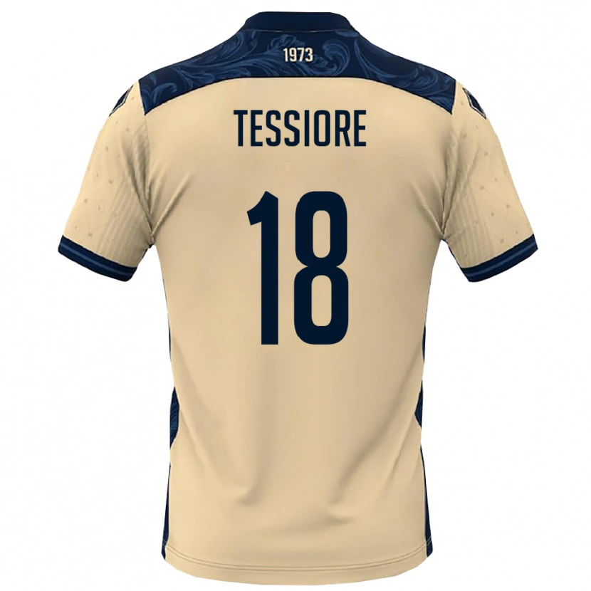 Danxen Pánské Andrea Tessiore #18 Bílá Tmavě Modrá Daleko Hráčské Dresy 2025/26 Dres