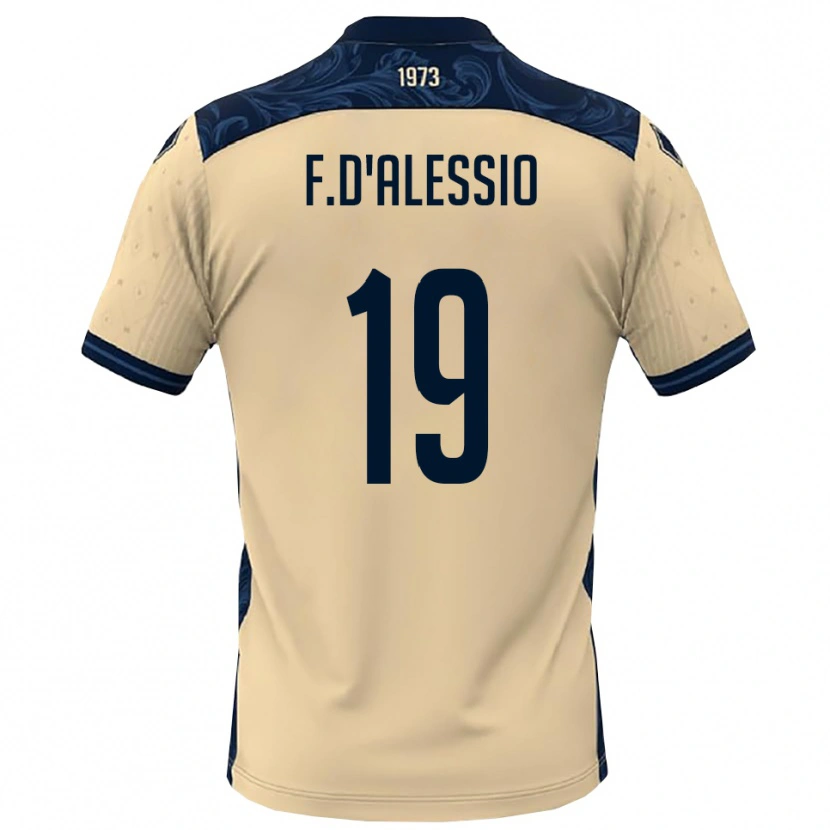 Danxen Pánské Francesco D'alessio #19 Bílá Tmavě Modrá Daleko Hráčské Dresy 2025/26 Dres