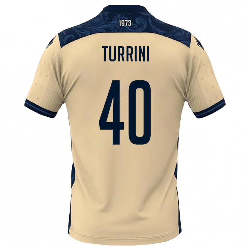 Danxen Pánské Giordano Turrini #40 Bílá Tmavě Modrá Daleko Hráčské Dresy 2025/26 Dres