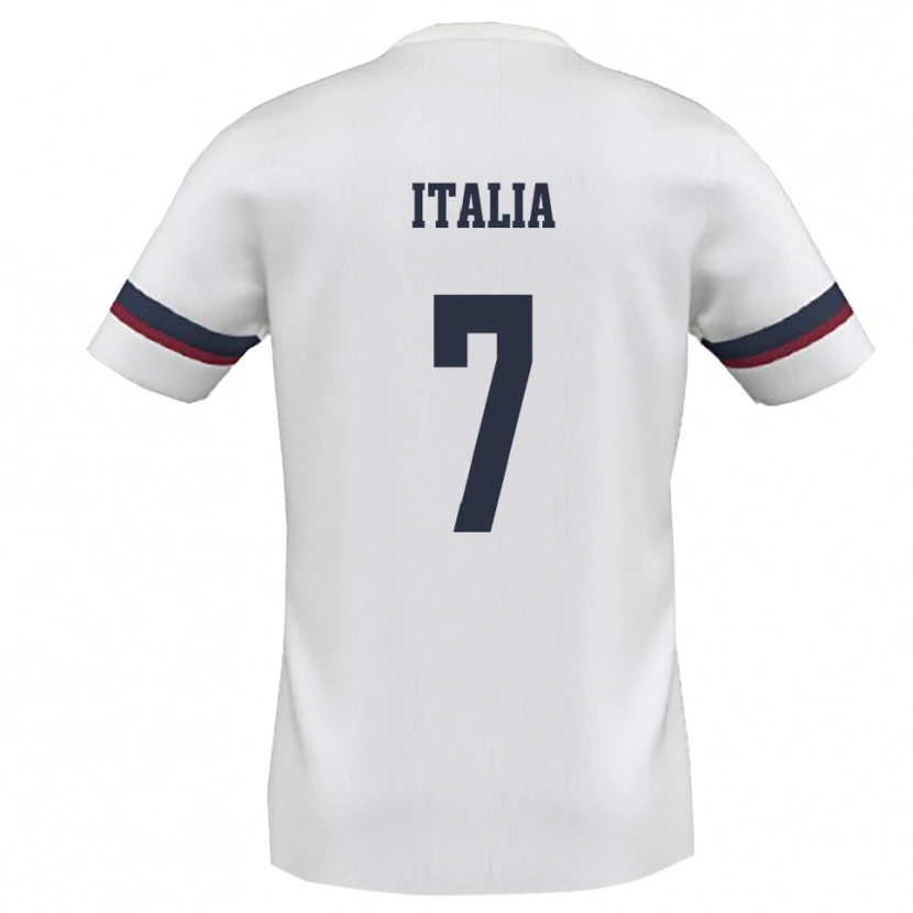 Danxen Pánské Matteo Italia #7 Bíločervená Daleko Hráčské Dresy 2025/26 Dres