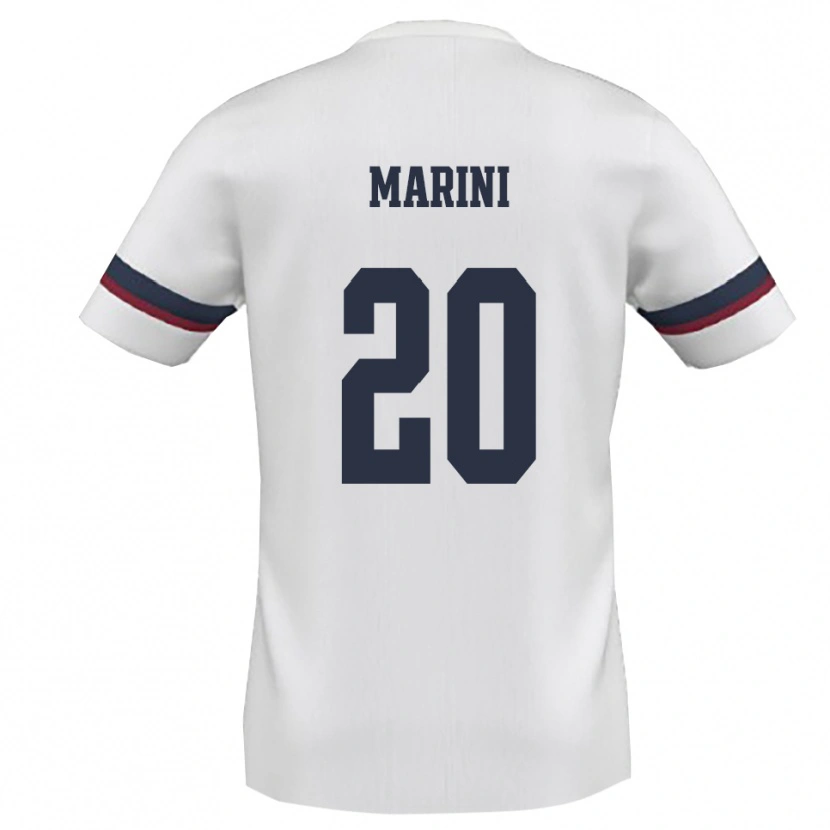 Danxen Pánské Alfredo Marini #20 Bíločervená Daleko Hráčské Dresy 2025/26 Dres