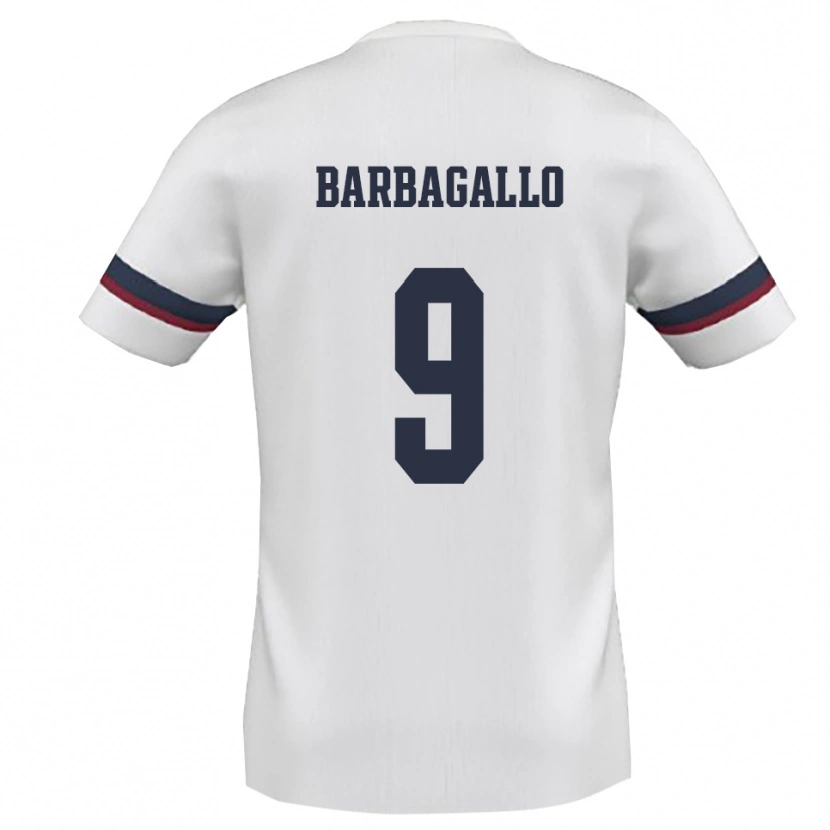Danxen Pánské Giuliano Barbagallo #9 Bíločervená Daleko Hráčské Dresy 2025/26 Dres