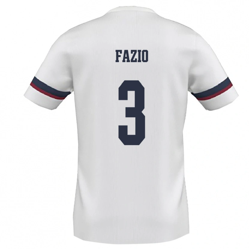 Danxen Pánské Carlo Fazio #3 Bíločervená Daleko Hráčské Dresy 2025/26 Dres