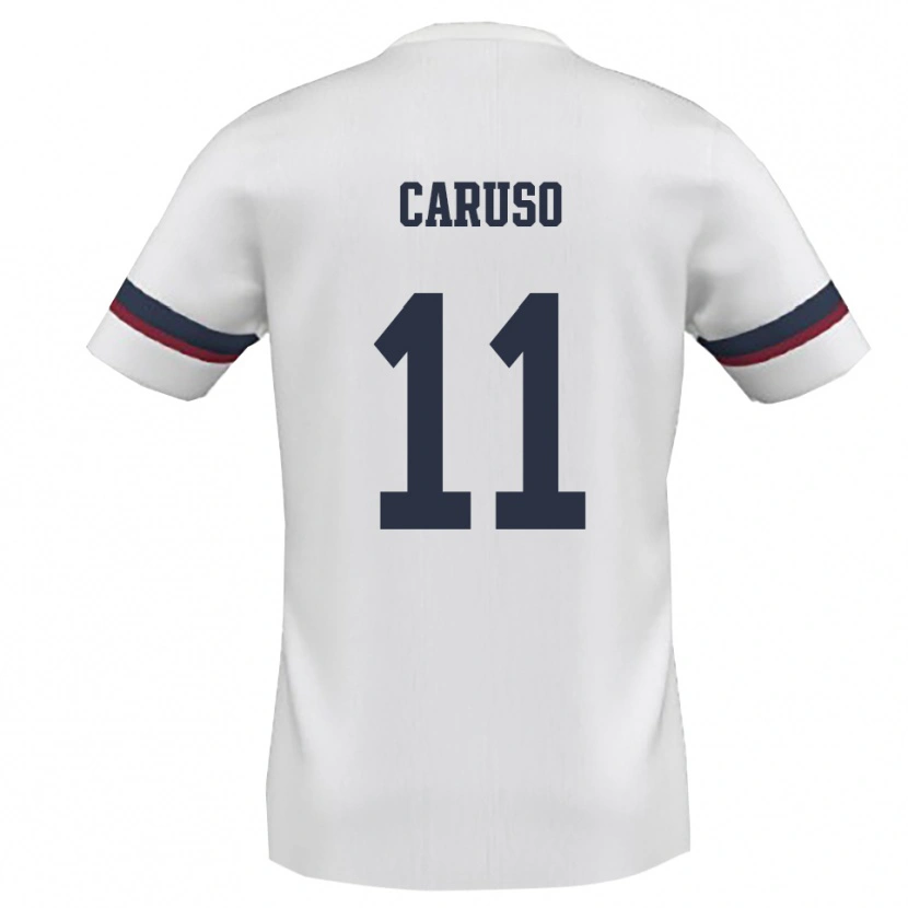 Danxen Pánské Daniele Caruso #11 Bíločervená Daleko Hráčské Dresy 2025/26 Dres