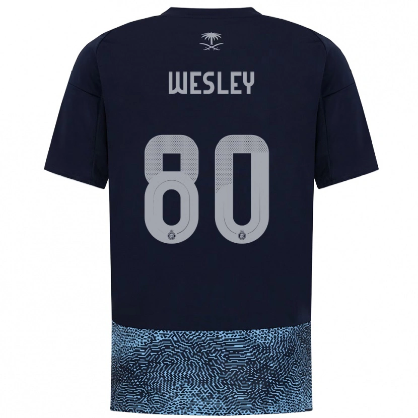 Danxen Pánské Wesley #80 Tmavě Modrá Světle Modrá Daleko Hráčské Dresy 2025/26 Dres