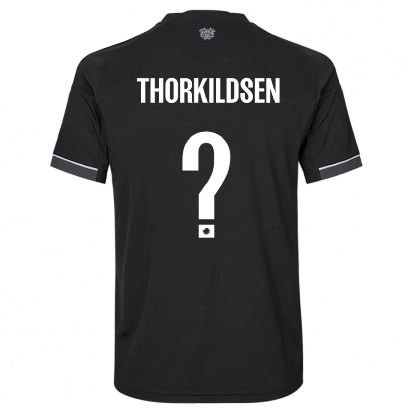 Danxen Pánské Elias Thorkildsen #0 Černobílá Daleko Hráčské Dresy 2025/26 Dres