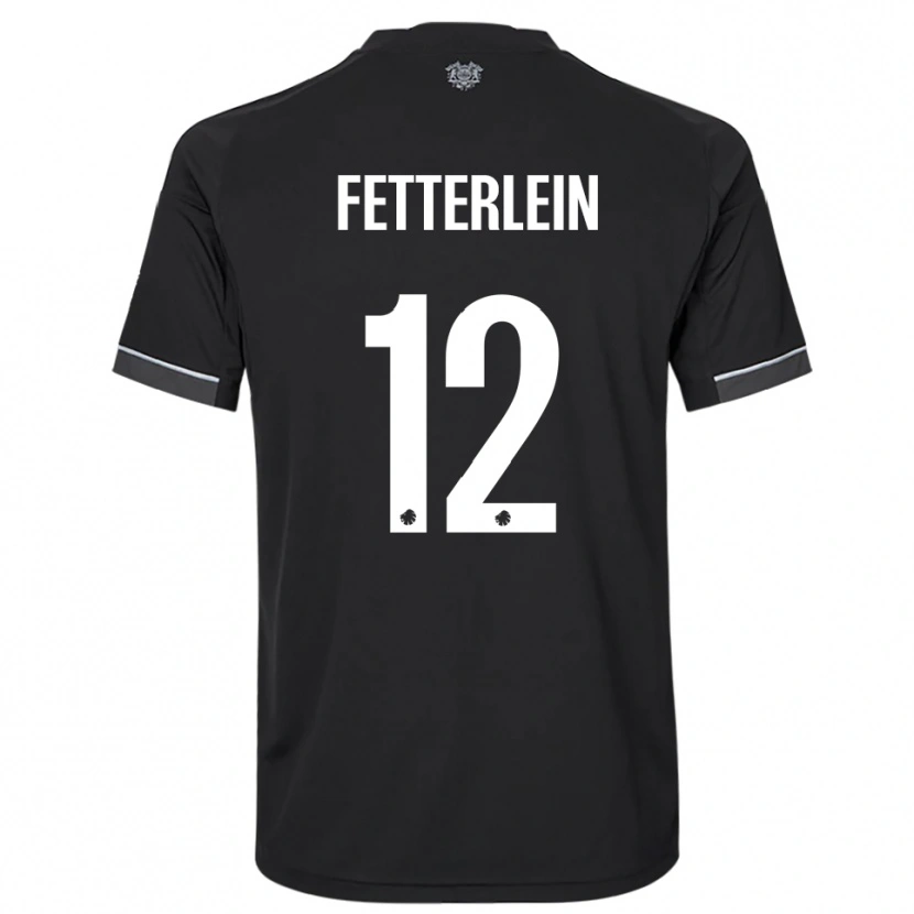 Danxen Pánské Sean Fetterlein #12 Černobílá Daleko Hráčské Dresy 2025/26 Dres