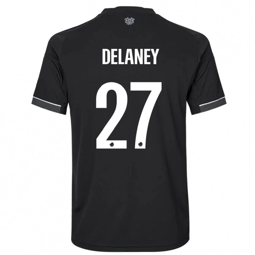 Danxen Pánské Thomas Delaney #27 Černobílá Daleko Hráčské Dresy 2025/26 Dres