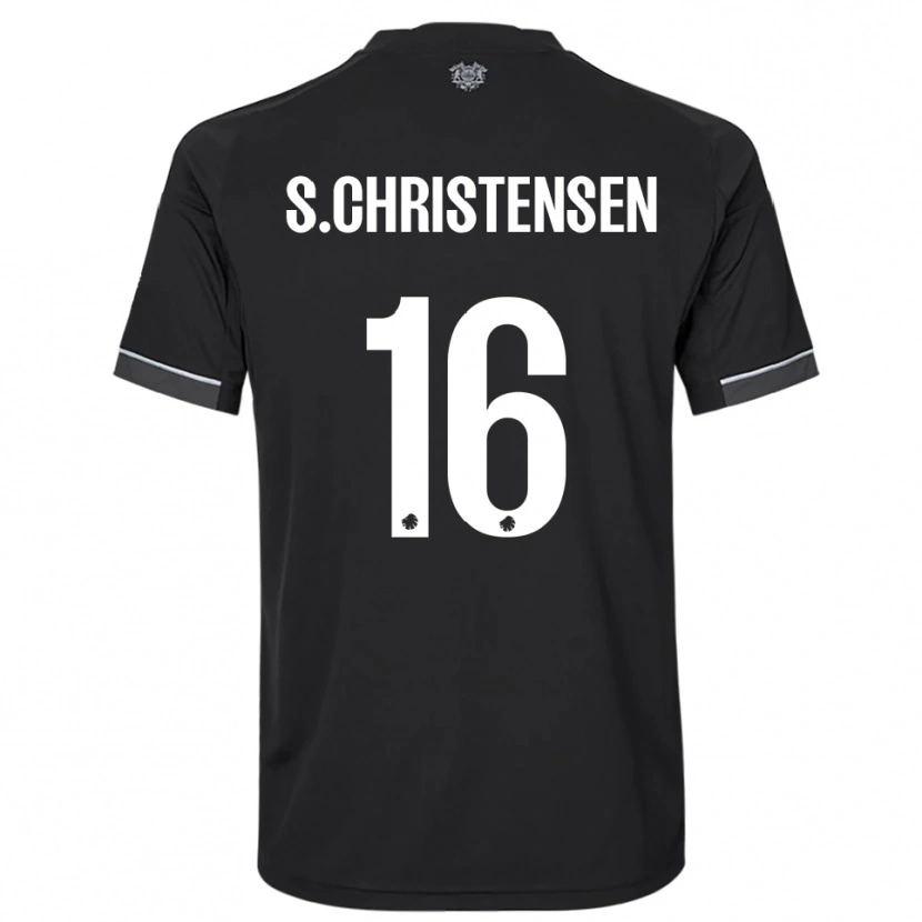 Danxen Pánské Sebastian Christensen #16 Černobílá Daleko Hráčské Dresy 2025/26 Dres