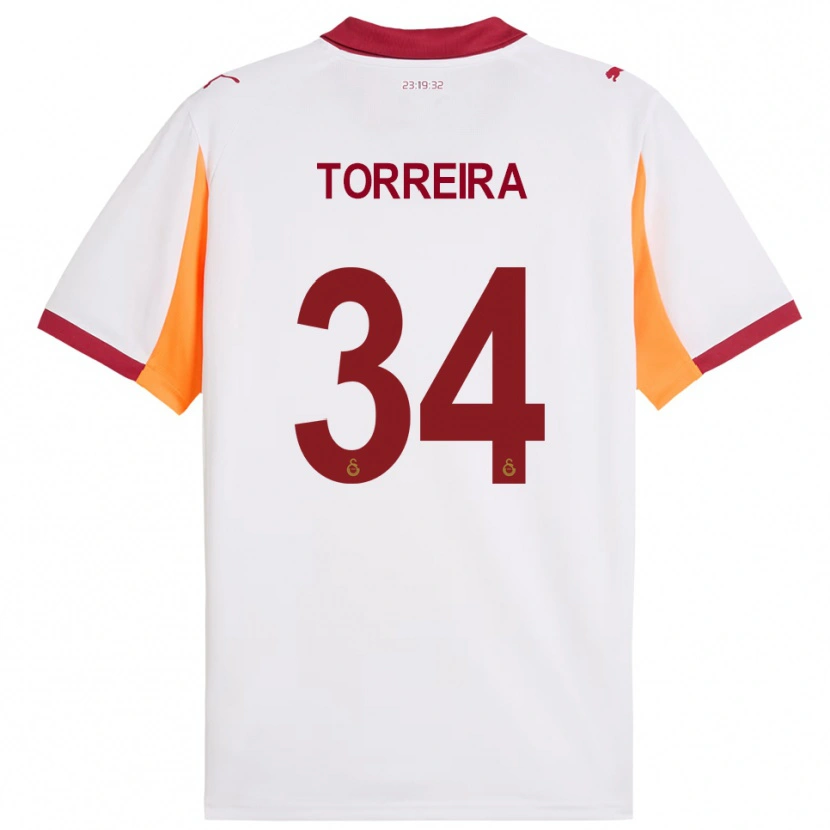 Danxen Pánské Lucas Torreira #34 Bíločervená Daleko Hráčské Dresy 2025/26 Dres