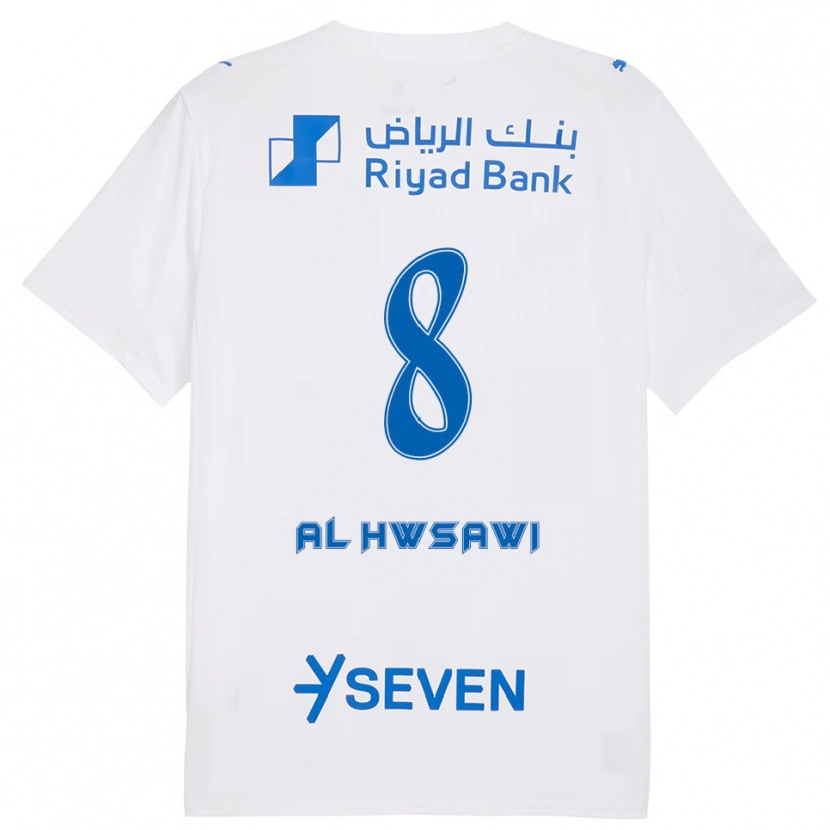 Danxen Pánské Al Bandari Al-Hwsawi #8 Bílomodrá Daleko Hráčské Dresy 2025/26 Dres