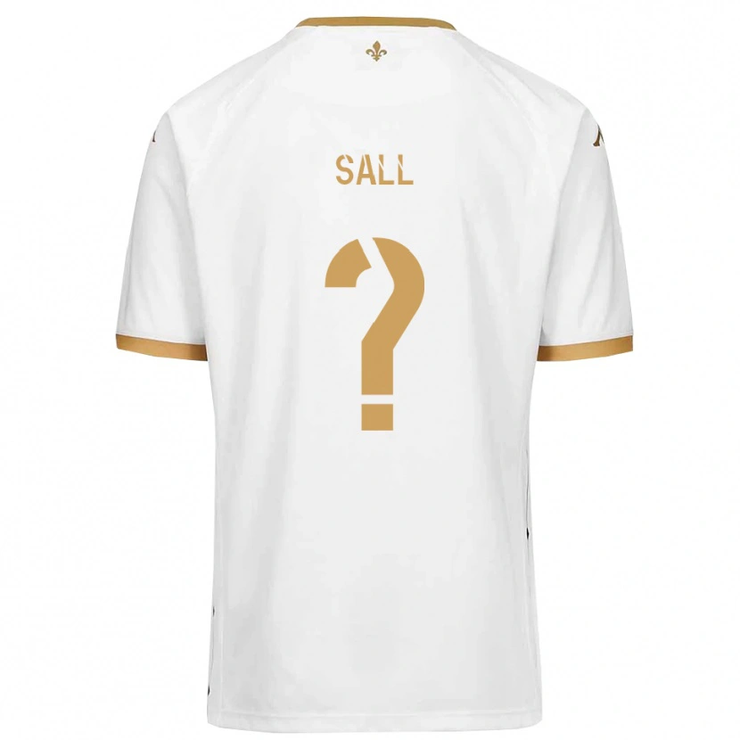 Danxen Pánské Issa Sall #0 Bílá Zlatá Daleko Hráčské Dresy 2025/26 Dres