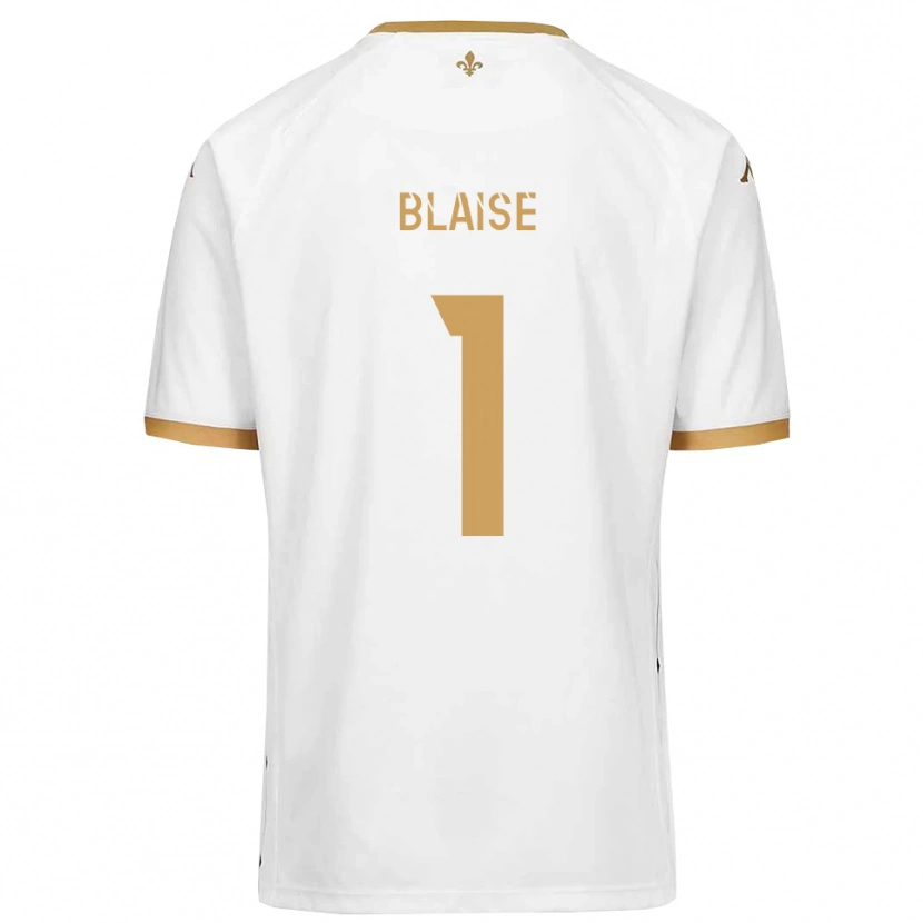 Danxen Pánské Enzo Blaise #1 Bílá Zlatá Daleko Hráčské Dresy 2025/26 Dres