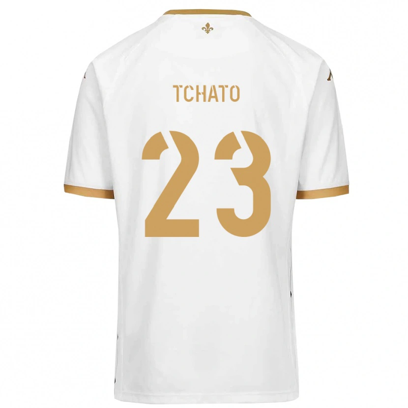 Danxen Pánské Ryan Tchato #23 Bílá Zlatá Daleko Hráčské Dresy 2025/26 Dres