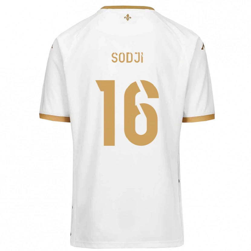 Danxen Pánské Alexandre Sodji #16 Bílá Zlatá Daleko Hráčské Dresy 2025/26 Dres