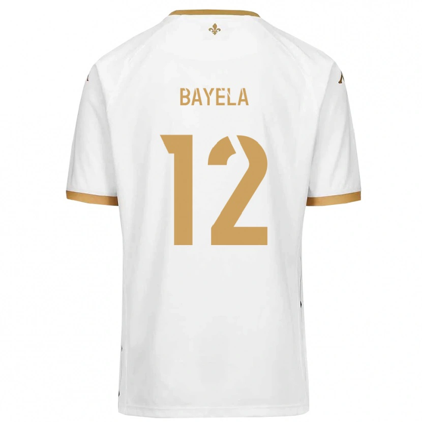 Danxen Pánské Kaneyi Bayela #12 Bílá Zlatá Daleko Hráčské Dresy 2025/26 Dres
