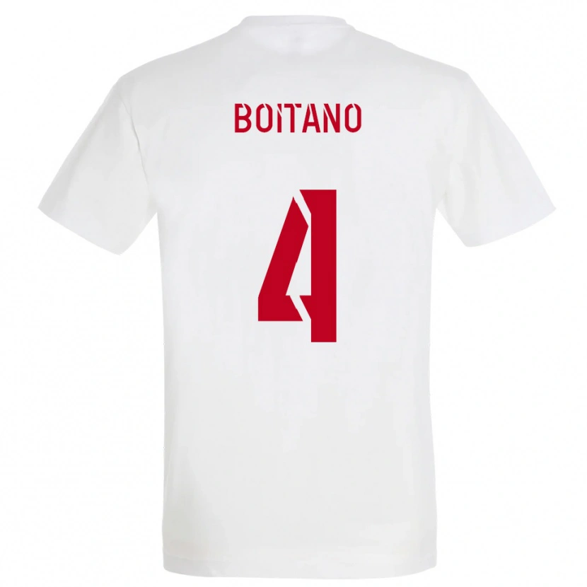 Danxen Pánské Jean-Baptiste Boitano #4 Bílá Červená Žlutá Daleko Hráčské Dresy 2025/26 Dres