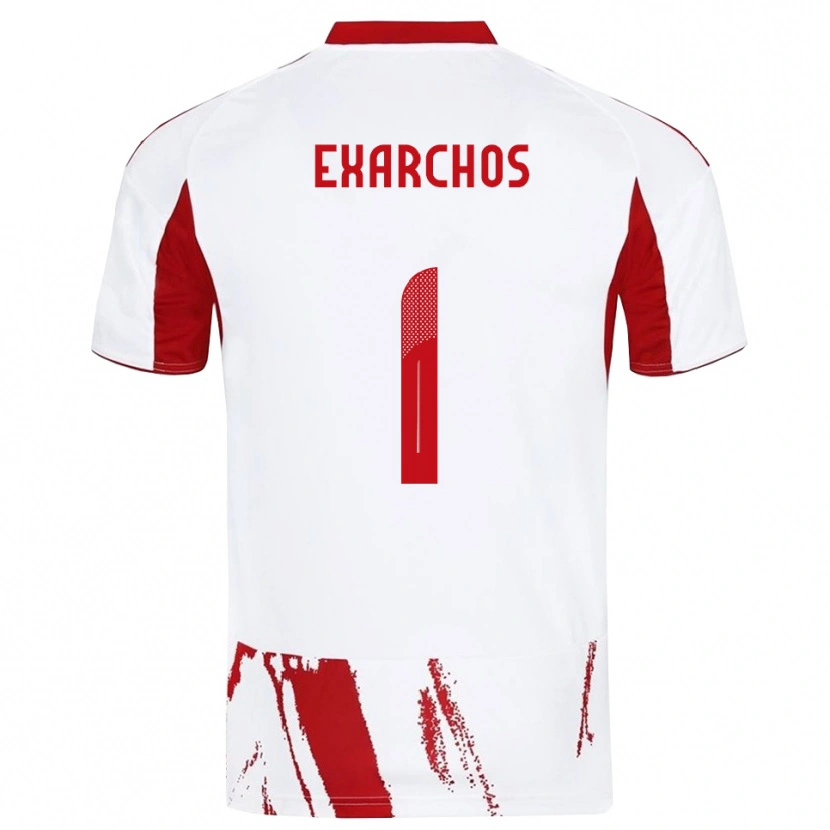 Danxen Pánské Alexandros Exarchos #1 Bíločervená Daleko Hráčské Dresy 2025/26 Dres