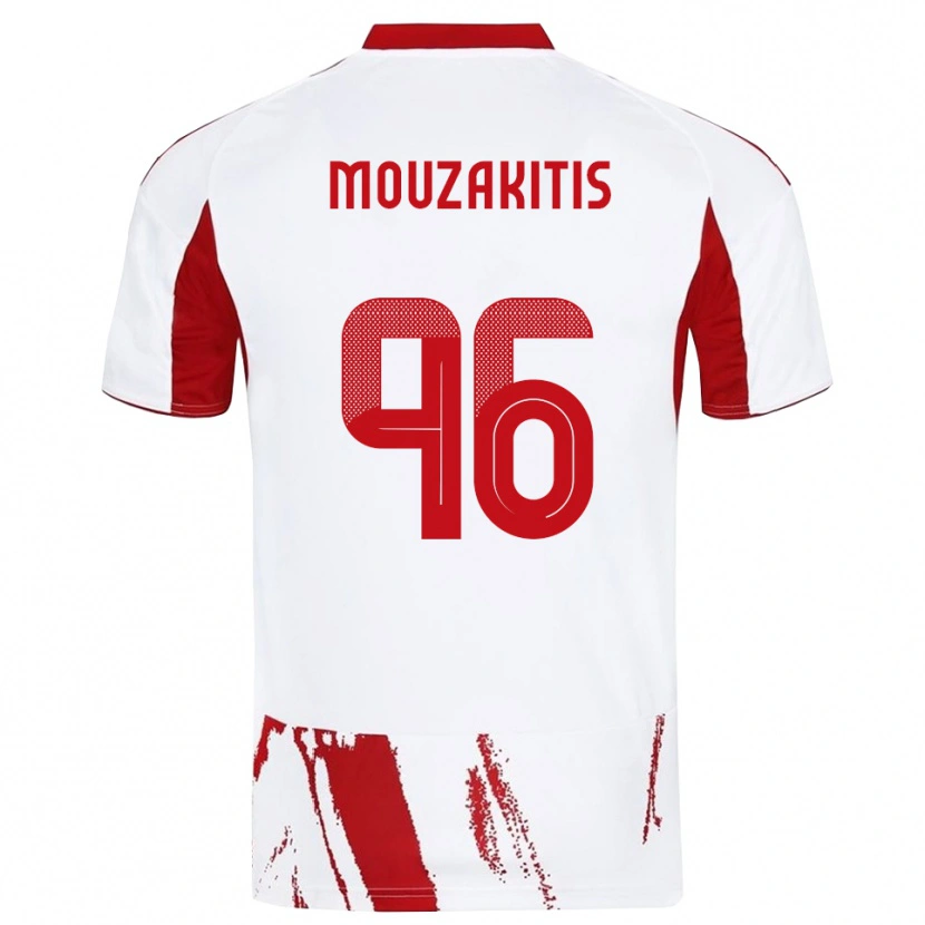 Danxen Pánské Christos Mouzakitis #96 Bíločervená Daleko Hráčské Dresy 2025/26 Dres