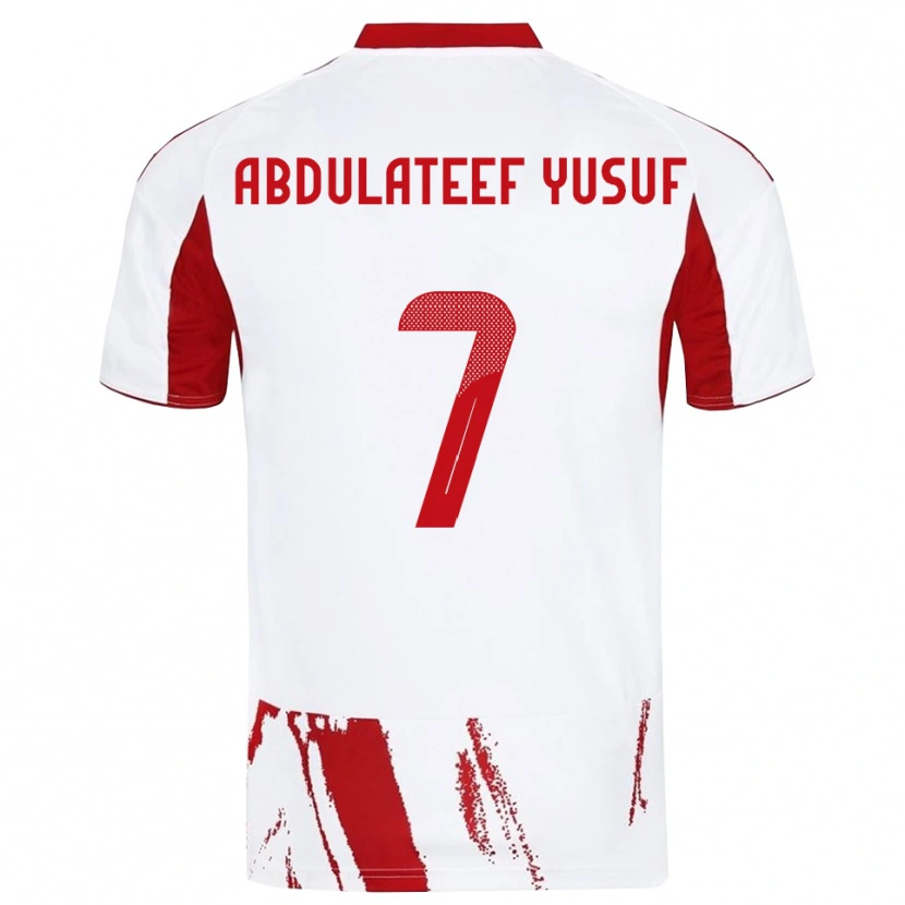 Danxen Pánské Taiye Abdulateef Yusuf #7 Bíločervená Daleko Hráčské Dresy 2025/26 Dres