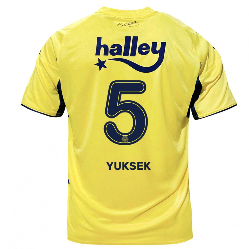 Danxen Pánské İsmail Yüksek #5 Žlutá Tmavě Modrá Daleko Hráčské Dresy 2025/26 Dres