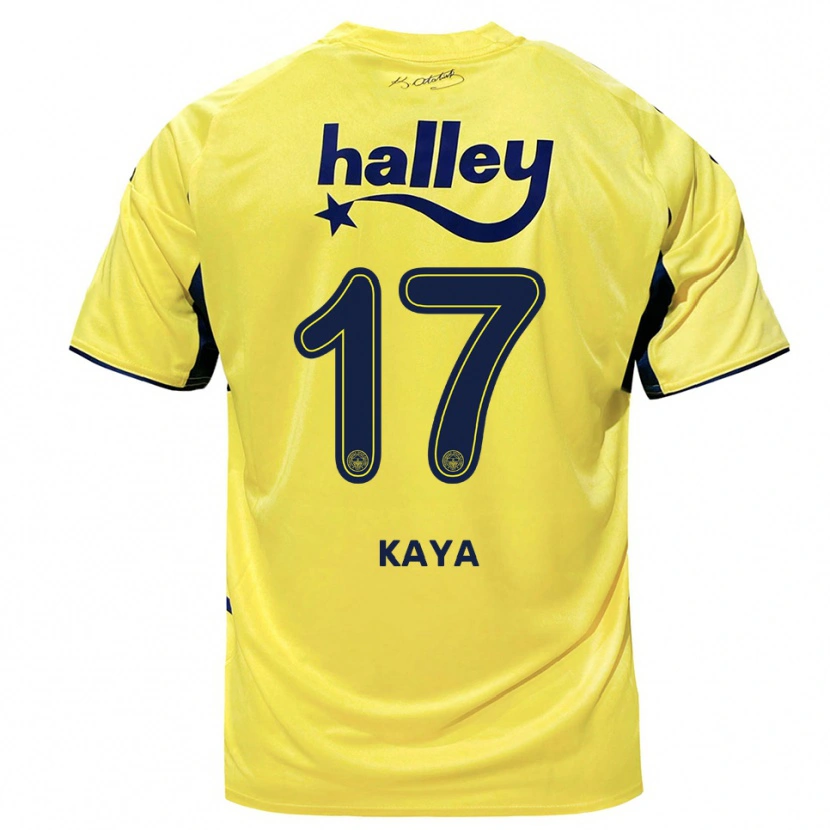Danxen Pánské İpek Kaya #17 Žlutá Tmavě Modrá Daleko Hráčské Dresy 2025/26 Dres