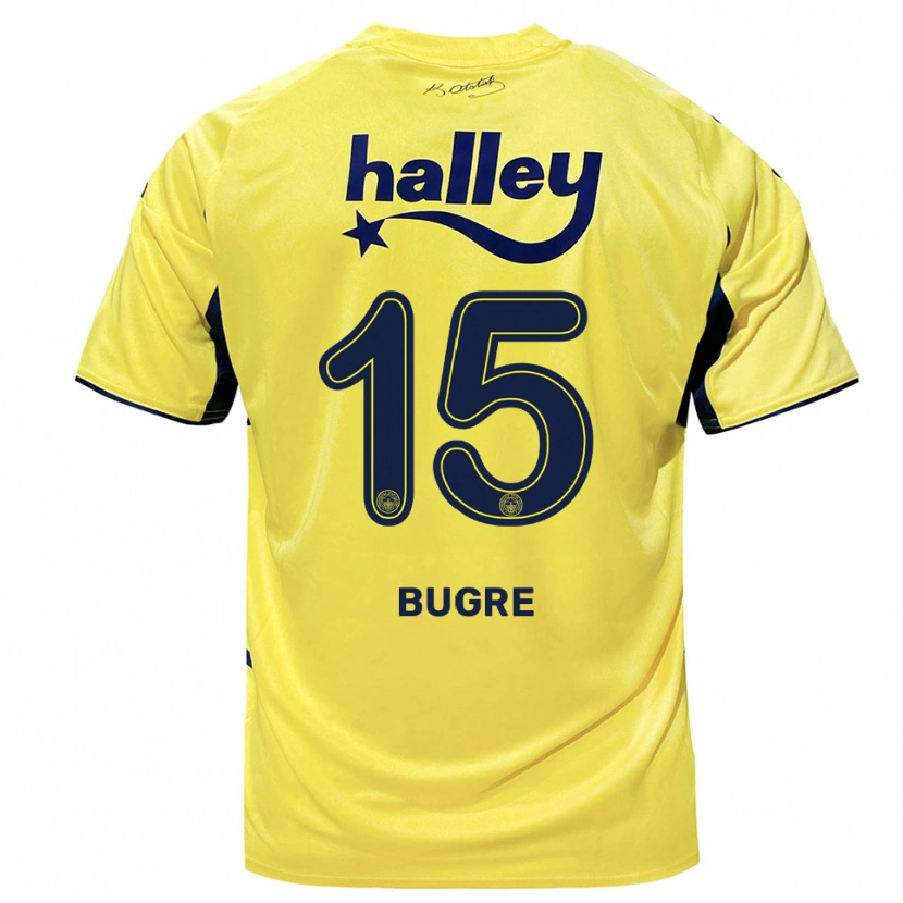 Danxen Pánské Azumah Bugre #15 Žlutá Tmavě Modrá Daleko Hráčské Dresy 2025/26 Dres