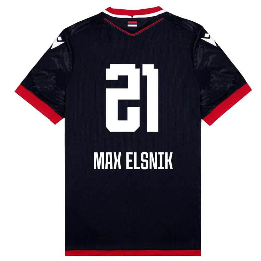 Danxen Pánské Timi Max Elsnik #21 Černočervená Daleko Hráčské Dresy 2025/26 Dres