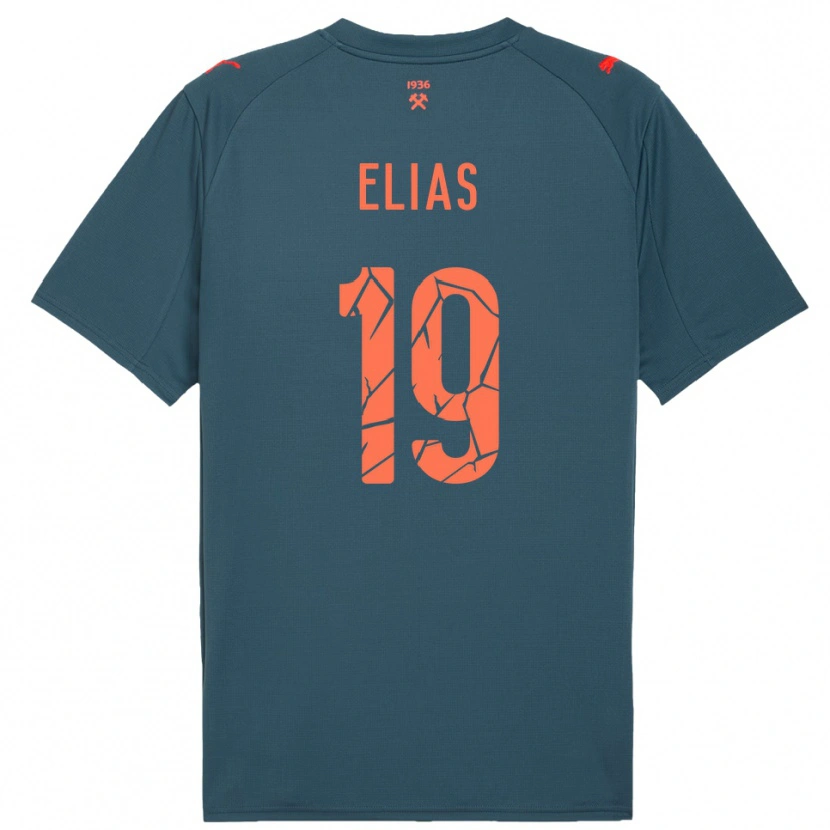 Danxen Pánské Kauã Elias #19 Tmavě Modrá Červená Daleko Hráčské Dresy 2025/26 Dres