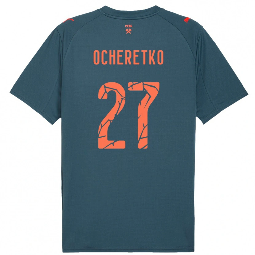 Danxen Pánské Oleg Ocheretko #27 Tmavě Modrá Červená Daleko Hráčské Dresy 2025/26 Dres