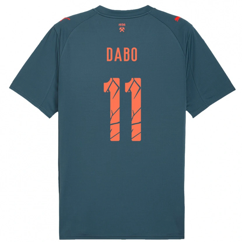 Danxen Pánské Ibrahima Dabo #11 Tmavě Modrá Červená Daleko Hráčské Dresy 2025/26 Dres