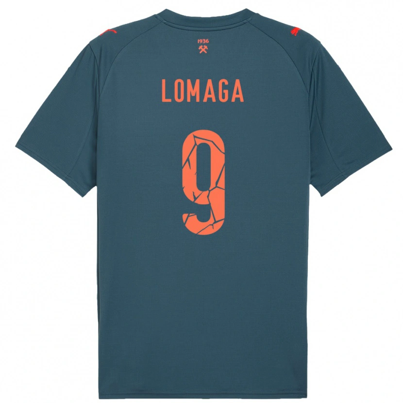 Danxen Pánské Oleksandr Lomaga #9 Tmavě Modrá Červená Daleko Hráčské Dresy 2025/26 Dres