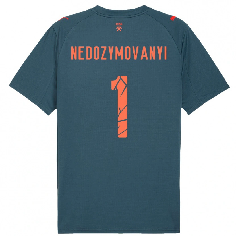 Danxen Pánské Artem Nedozymovanyi #1 Tmavě Modrá Červená Daleko Hráčské Dresy 2025/26 Dres