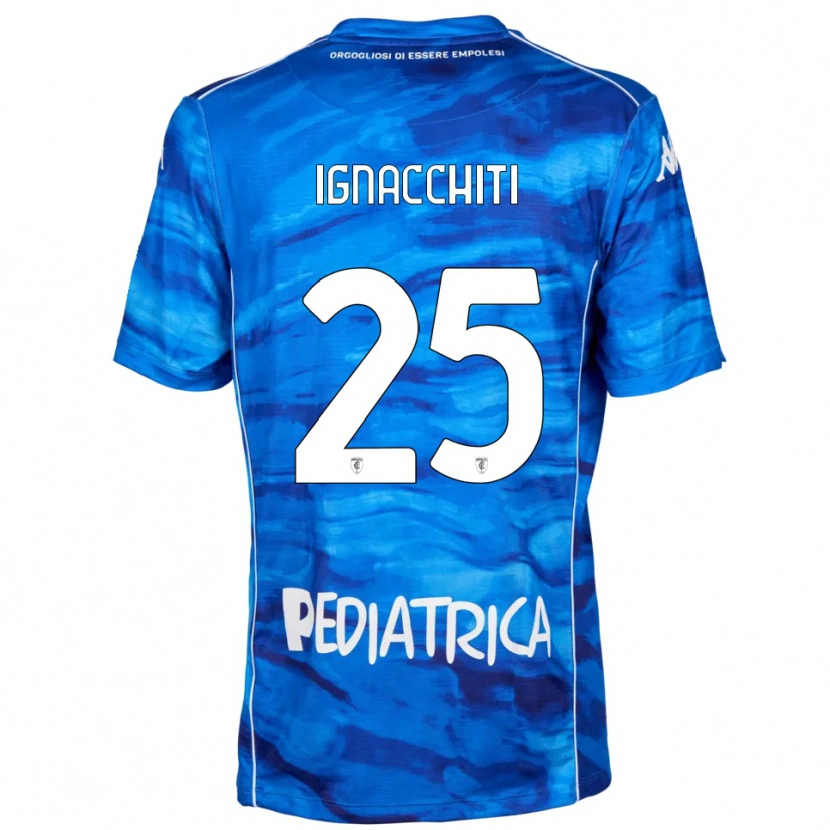 Danxen Dámské Lorenzo Ignacchiti #25 Modrobílá Domů Hráčské Dresy 2025/26 Dres