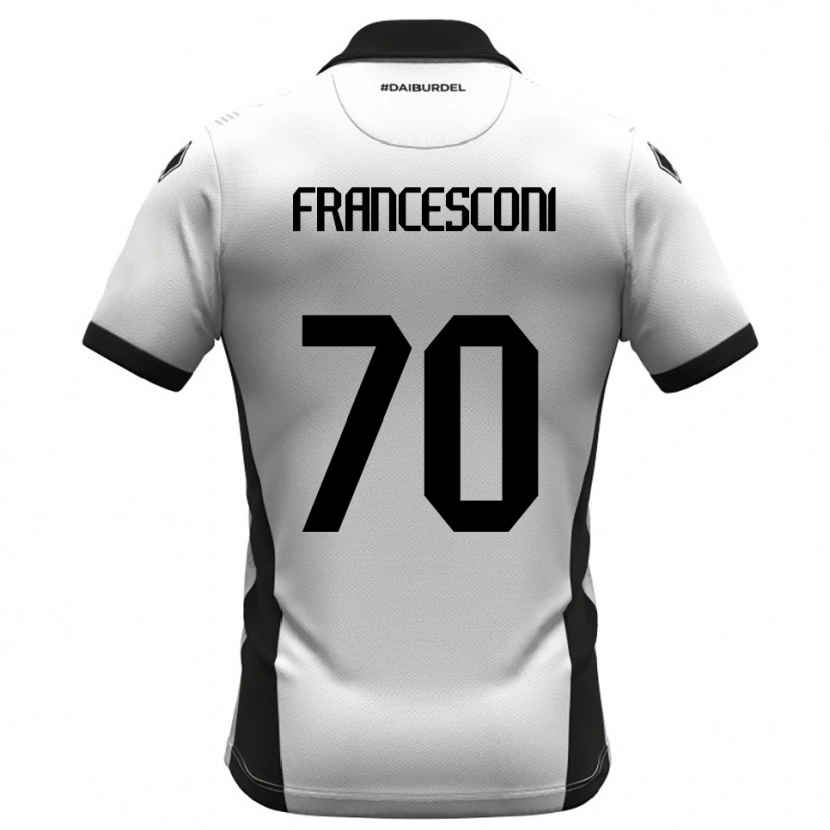 Danxen Dámské Matteo Francesconi #70 Bíločerno-Oranžová Domů Hráčské Dresy 2025/26 Dres