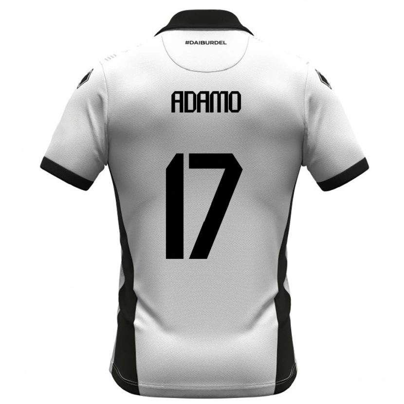 Danxen Dámské Emanuele Adamo #17 Bíločerno-Oranžová Domů Hráčské Dresy 2025/26 Dres