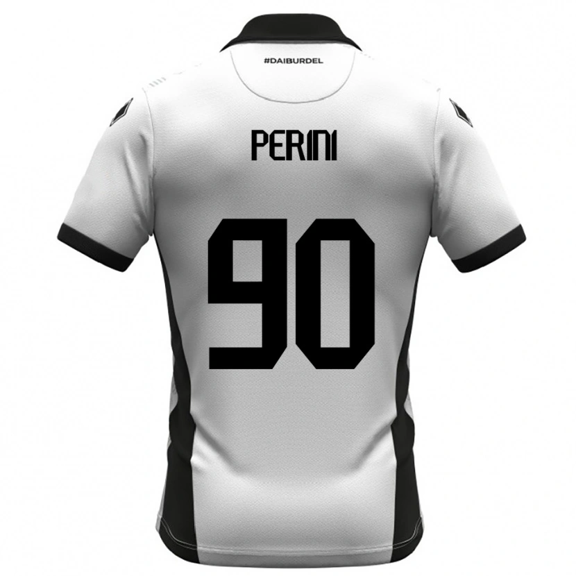 Danxen Dámské Giovanni Perini #90 Bíločerno-Oranžová Domů Hráčské Dresy 2025/26 Dres