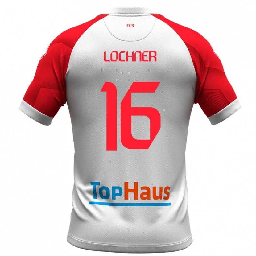 Danxen Dámské Filippo Lochner #16 Bílá Červená Domů Hráčské Dresy 2025/26 Dres