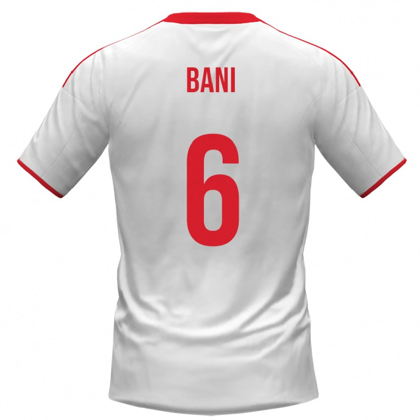 Danxen Dámské Cristiano Bani #6 Bíločervená Domů Hráčské Dresy 2025/26 Dres