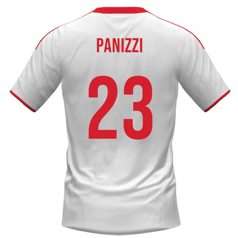 Danxen Dámské Erik Panizzi #23 Bíločervená Domů Hráčské Dresy 2025/26 Dres