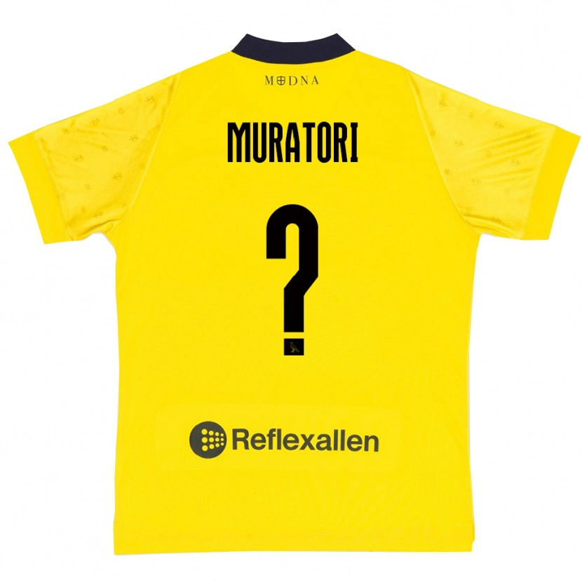 Danxen Dámské Gabriele Muratori #0 Žlutá Tmavě Modrá Domů Hráčské Dresy 2025/26 Dres
