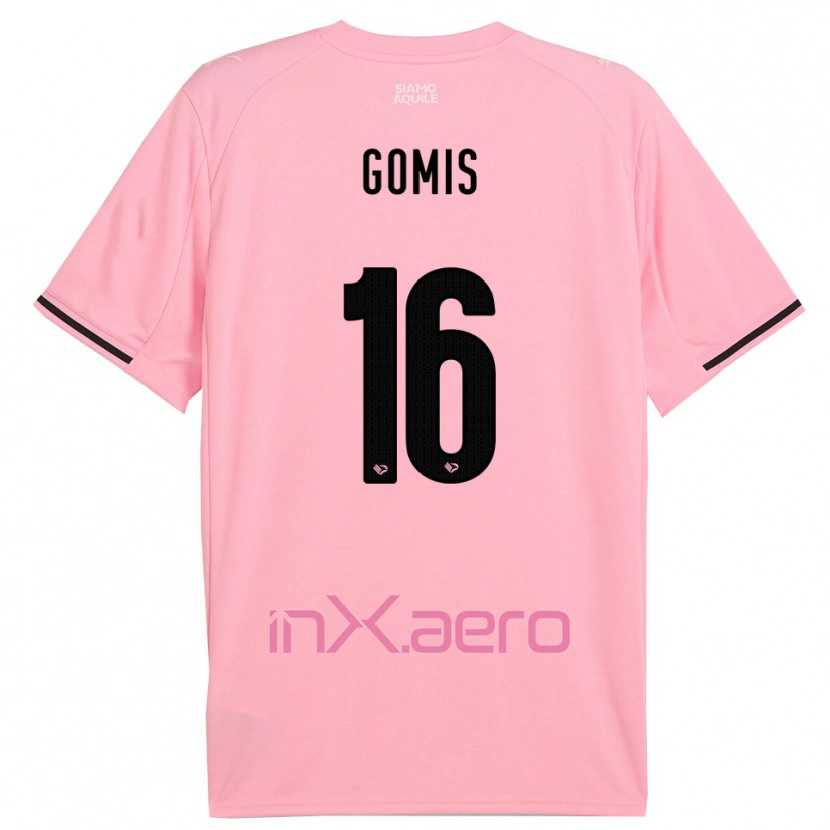 Danxen Dámské Alfred Gomis #16 Růžová Černá Domů Hráčské Dresy 2025/26 Dres