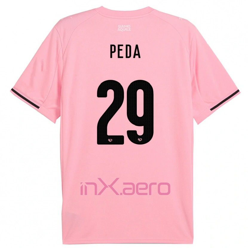Danxen Dámské Patryk Peda #29 Růžová Černá Domů Hráčské Dresy 2025/26 Dres