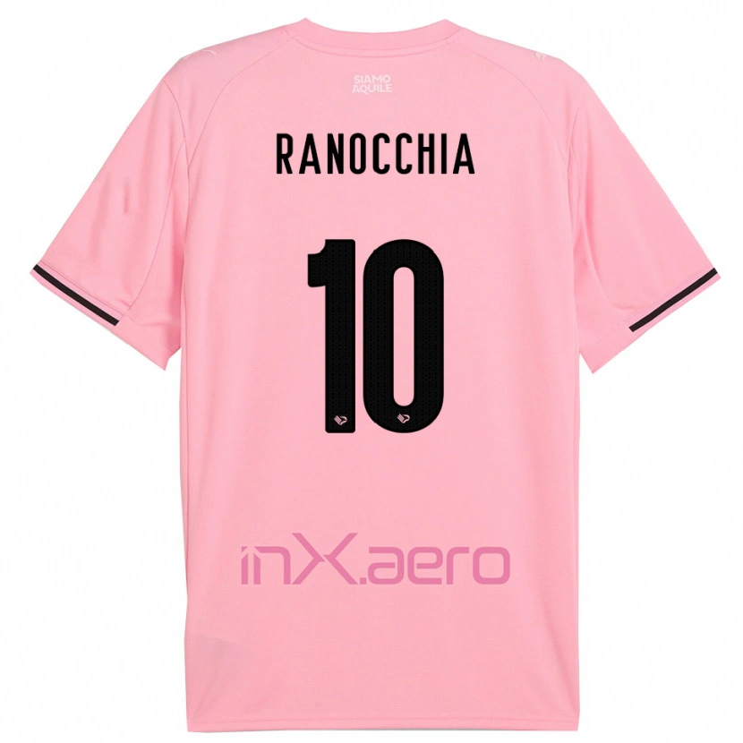 Danxen Dámské Filippo Ranocchia #10 Růžová Černá Domů Hráčské Dresy 2025/26 Dres