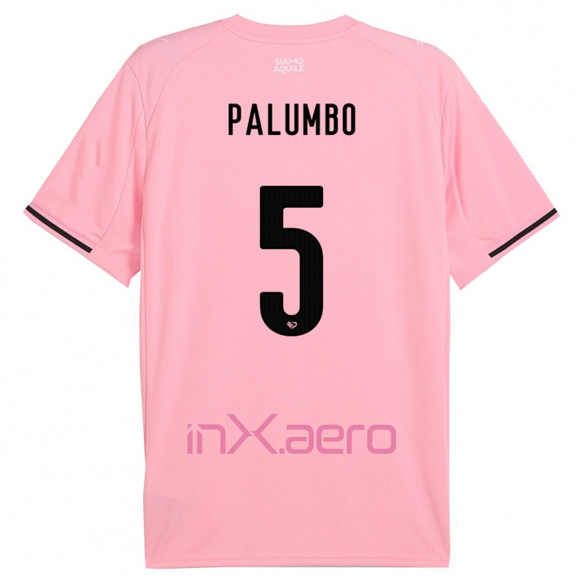 Danxen Dámské Antonio Palumbo #5 Růžová Černá Domů Hráčské Dresy 2025/26 Dres