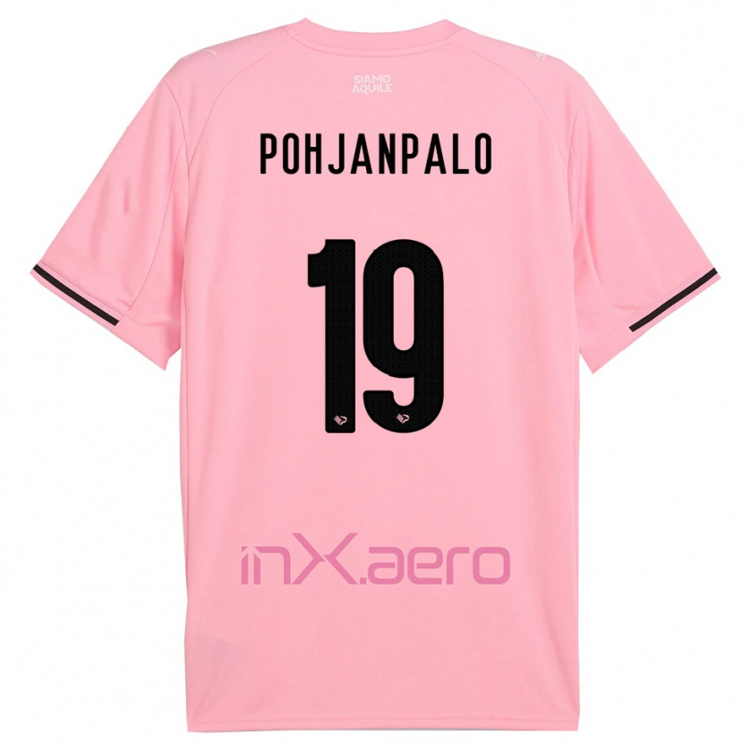 Danxen Dámské Joel Pohjanpalo #19 Růžová Černá Domů Hráčské Dresy 2025/26 Dres