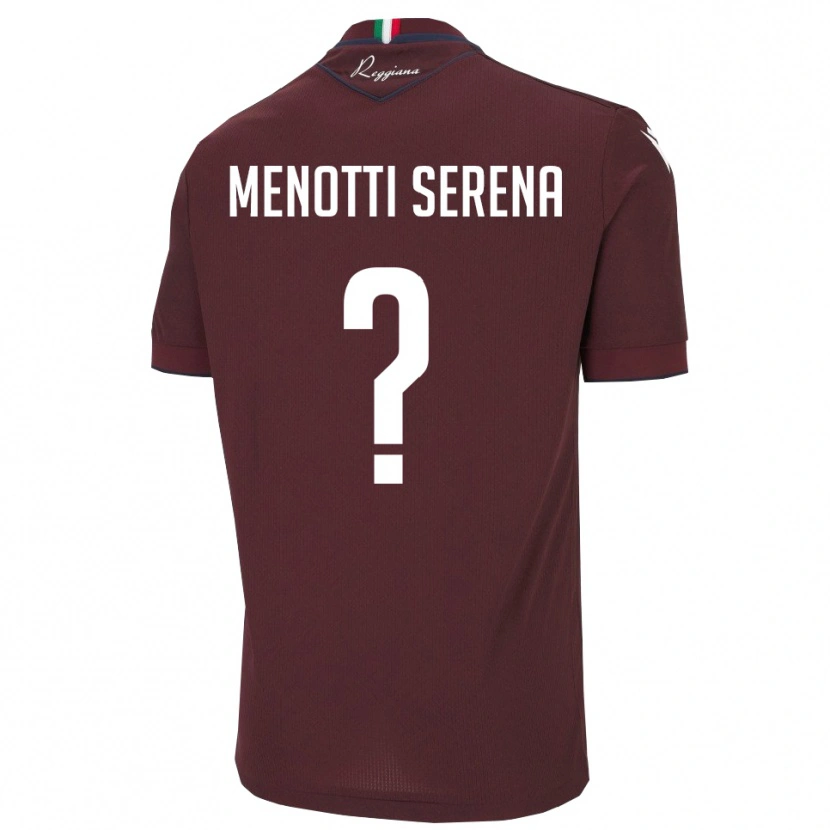 Danxen Dámské Toma Menotti Serena #0 Vínová Bílá Domů Hráčské Dresy 2025/26 Dres
