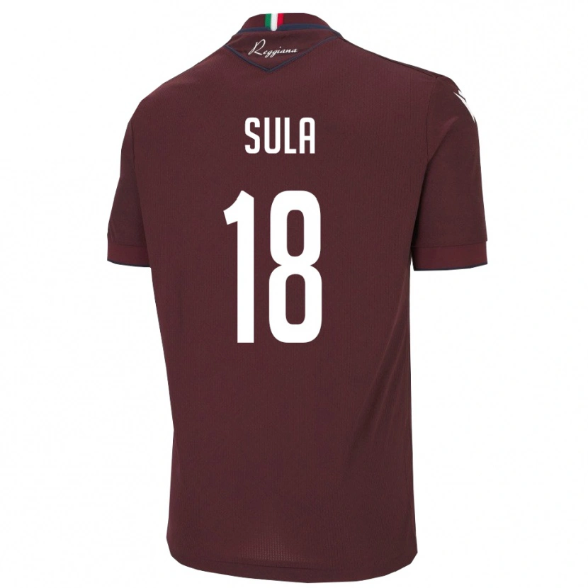 Danxen Dámské Joel Sula #18 Vínová Bílá Domů Hráčské Dresy 2025/26 Dres