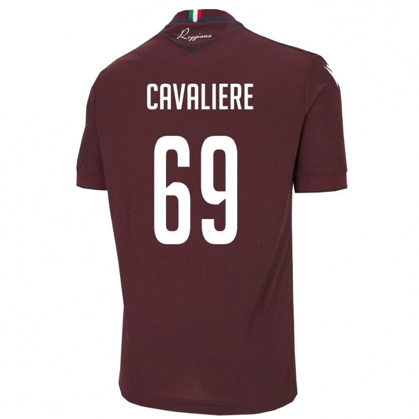 Danxen Dámské Edoardo Cavaliere #69 Vínová Bílá Domů Hráčské Dresy 2025/26 Dres